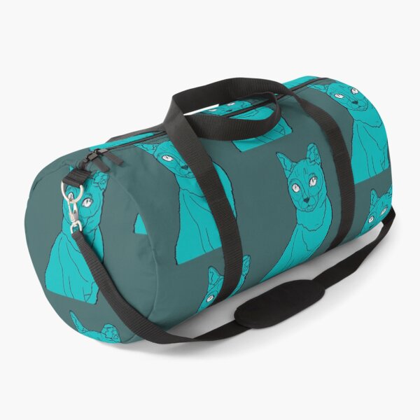 Item preview, Turquoise cat designed and sold by Emilie Tremblay.