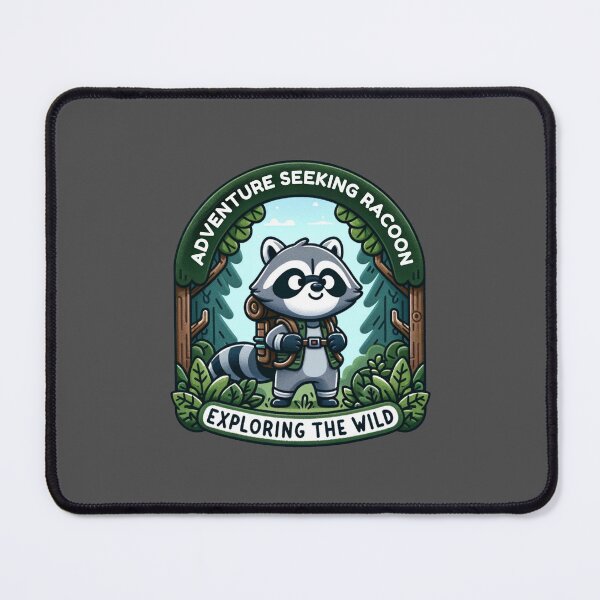 Item preview, Adventure Seeking Raccoon: Exploring the Wild designed and sold by Upetees.
