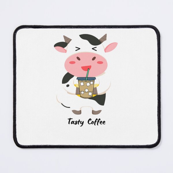 Item preview, Copy of Kawaii cow enjoy her tasty coffee designed and sold by Cosmicworld07.