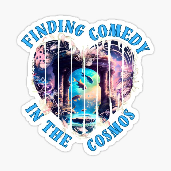 Item preview, Finding Comedy In The Cosmos. pisces season designed and sold by ZodiacWonders.
