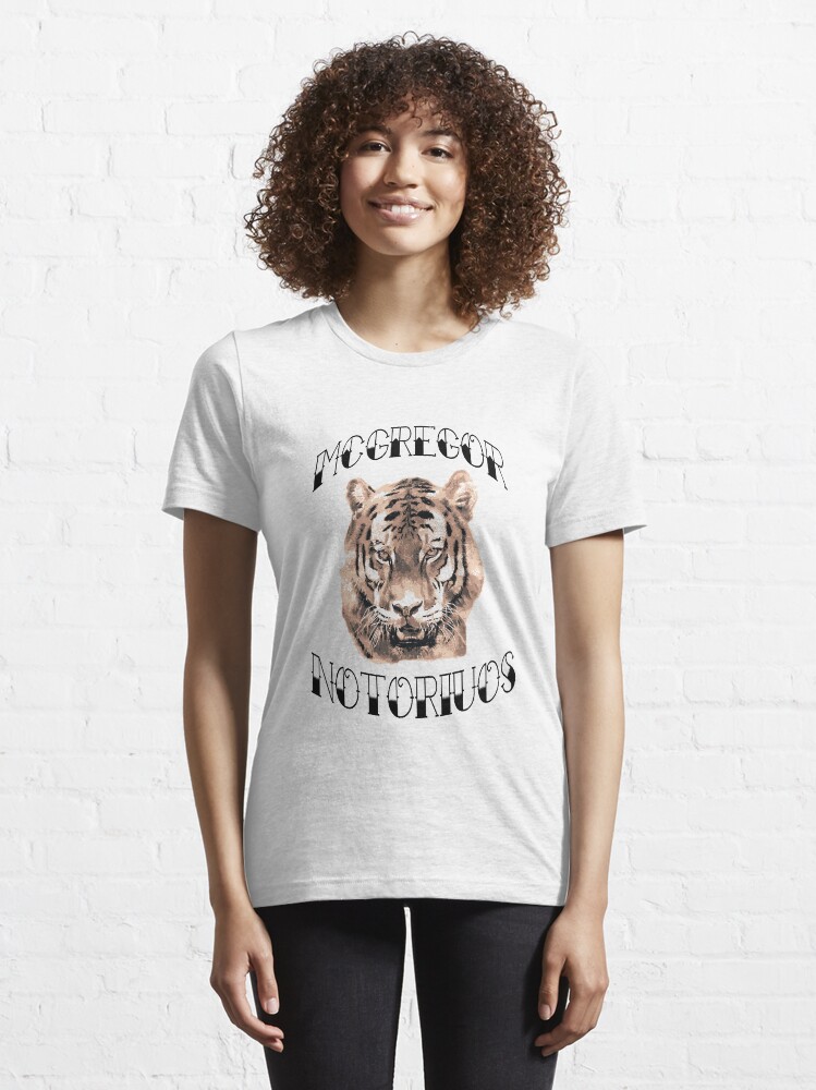 Conor Mcgregor Notorious Tiger Tattoo Essential T Shirt for Sale by bibinik Redbubble