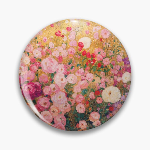 Artikelvorschau, Gustav Klimt Rosa Blumengarten entworfen und verkauft von maniacfitness.