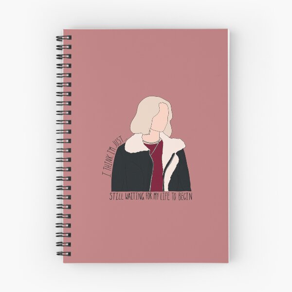Item preview, "I Think I'm Just...Still Waiting For My Life To Begin" Ruby Sunday Quote Print Design  designed and sold by abldesign.