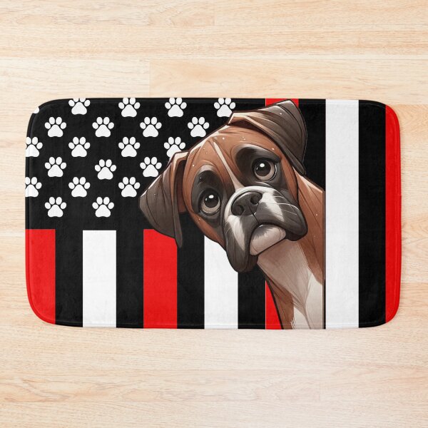 Item preview, Boxer Peeking Behind The American Flag designed and sold by TheAnimalZ00.
