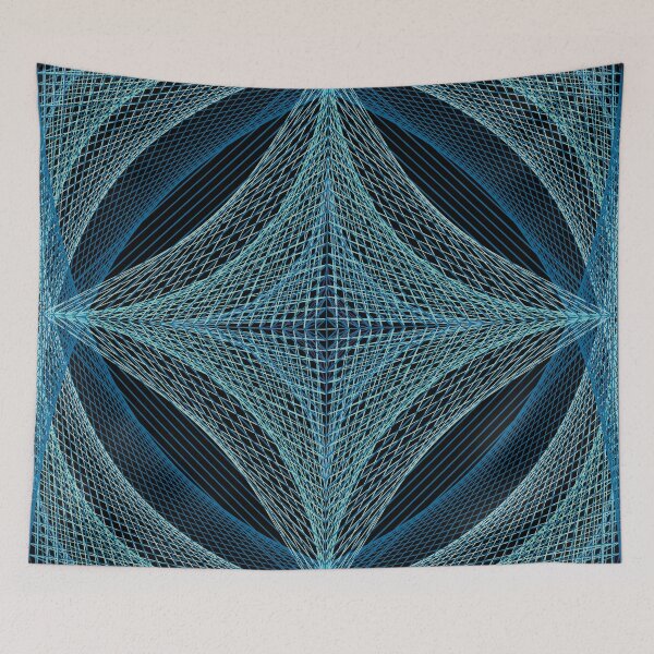 Item preview, Rectangular Pattern #4 Morph C [16011-Blues-BB] designed and sold by LottMultimedia.