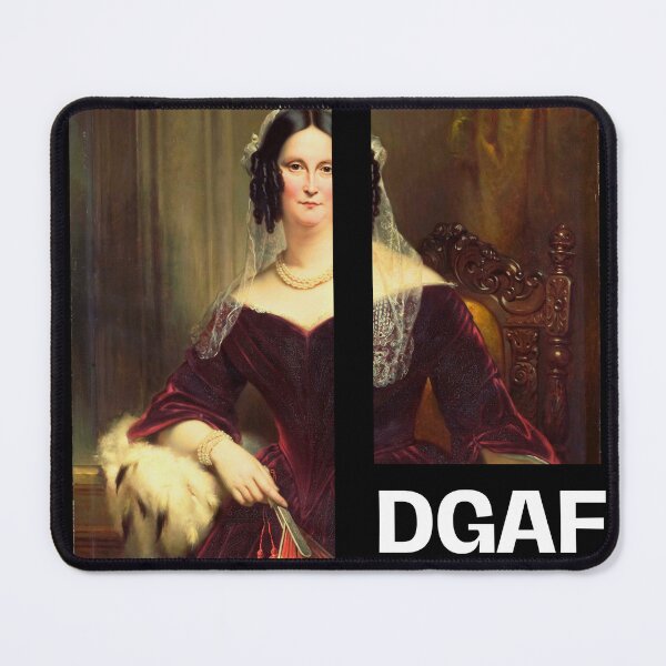 Item preview, Funny woman dgaf sarcastic art portrait designed and sold by AEROSPACE-IND.