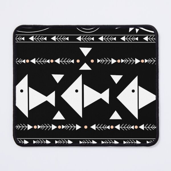 Item preview, Black and white fishes designed and sold by TribalBlue.