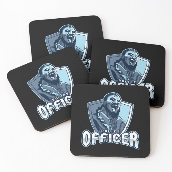 Item preview, Police Officer Design with Ancient Viking designed and sold by PRIVARSHU.