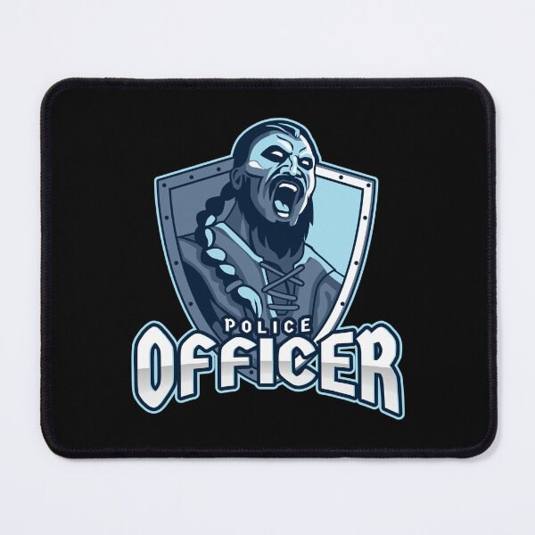 Item preview, Police Officer Design with Ancient Viking designed and sold by PRIVARSHU.