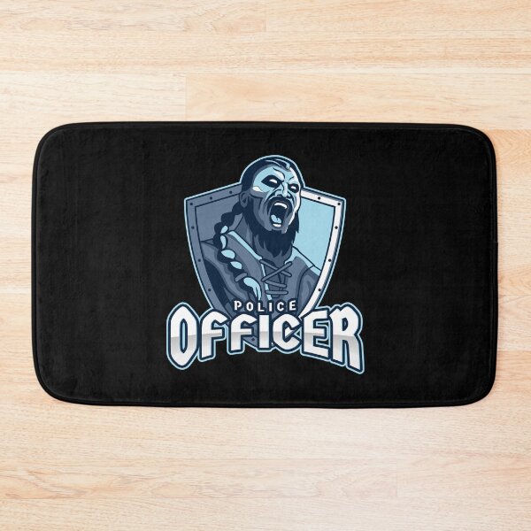 Item preview, Police Officer Design with Ancient Viking designed and sold by PRIVARSHU.