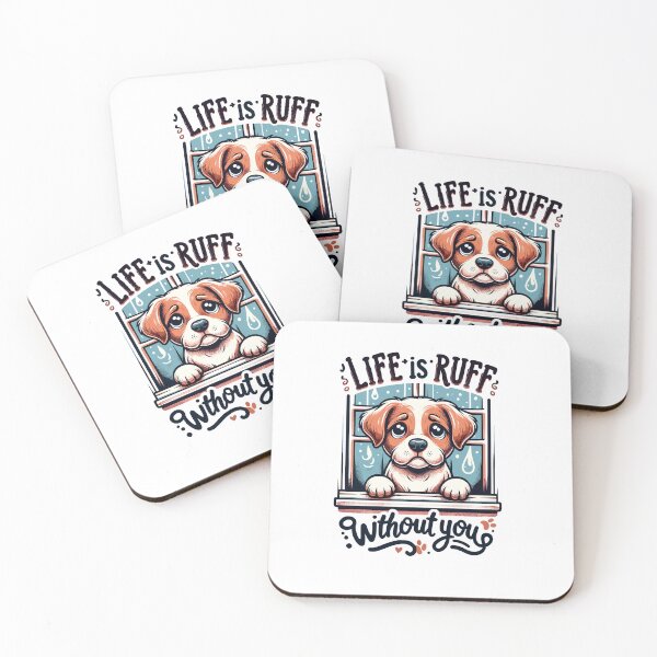 Item preview, Puppy's Sorrow - Life is Ruff Without You Tee designed and sold by creativechaster.