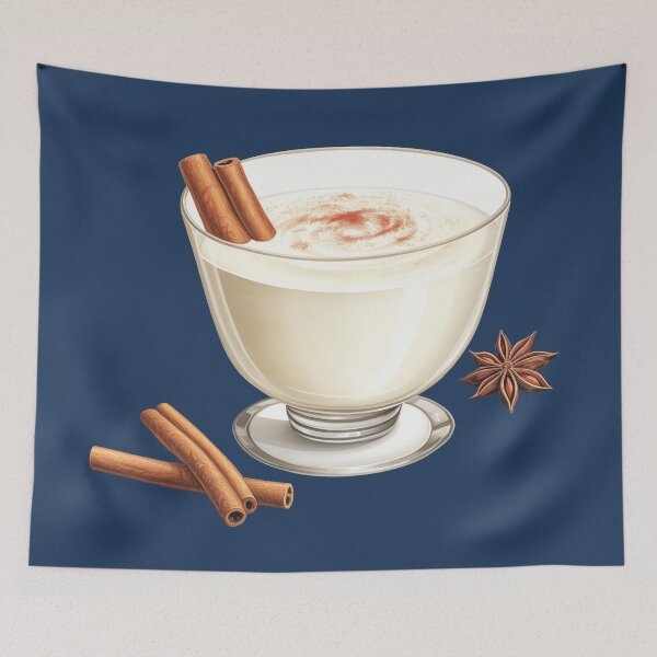 Item preview, Christmas Eggnog with Cinnamon Stick designed and sold by Alicia Chee.