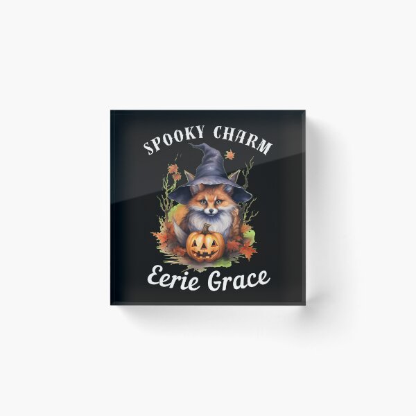 Item preview, Spooky Charm, Eerie Grace. fox quote designed and sold by FoxVibes.