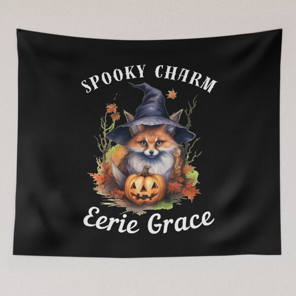 Item preview, Spooky Charm, Eerie Grace. fox quote designed and sold by FoxVibes.