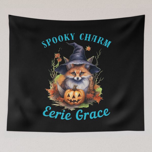 Item preview, Spooky Charm, Eerie Grace. vintage fox designed and sold by FoxVibes.