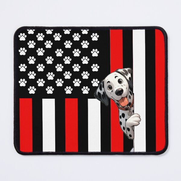 Item preview, Dalmatian Peeking Behind The American Flag designed and sold by TheAnimalZ00.