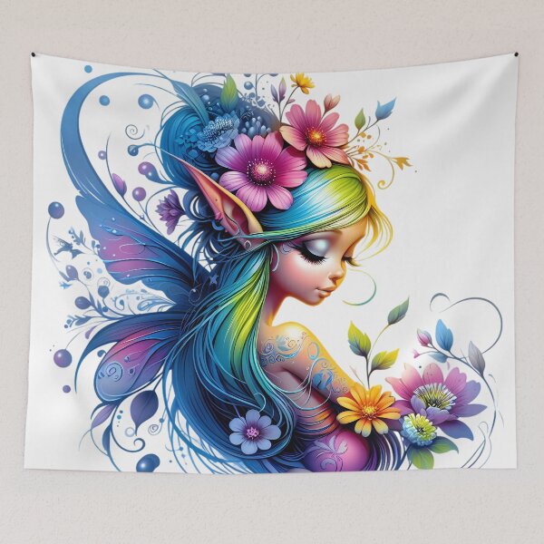 Item preview, Midnight Florals: The Contemplative Fairy designed and sold by Vitalka-uk.