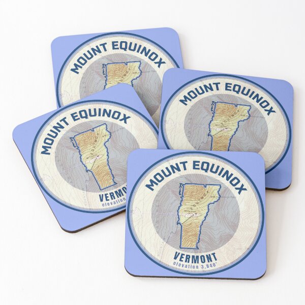 Item preview, Vermont Mountain Map - Mount Equinox designed and sold by Willz Designz.