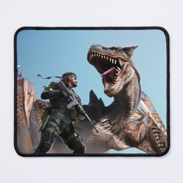 Item preview, Metal Gear Solid Peace Walker X Monster Hunter Freedom Unite: Big Boss and Tigrex designed and sold by OuterOutlet.