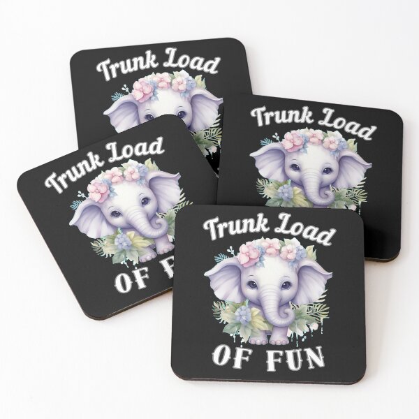 Item preview, Trunk Load Of Fun designed and sold by ElephantVibes.
