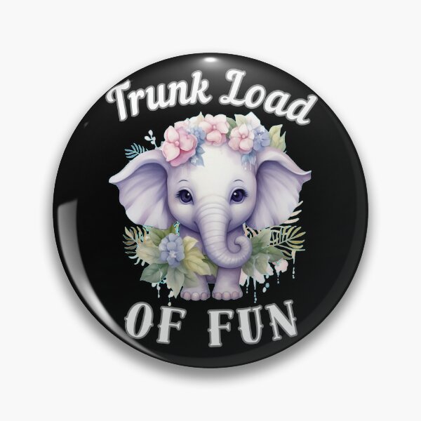Item preview, Trunk Load Of Fun designed and sold by ElephantVibes.