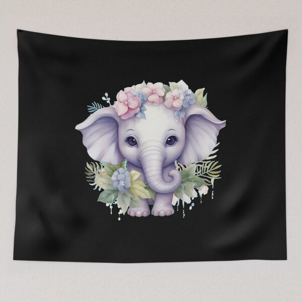 Item preview, Baby Elephant designed and sold by ElephantVibes.