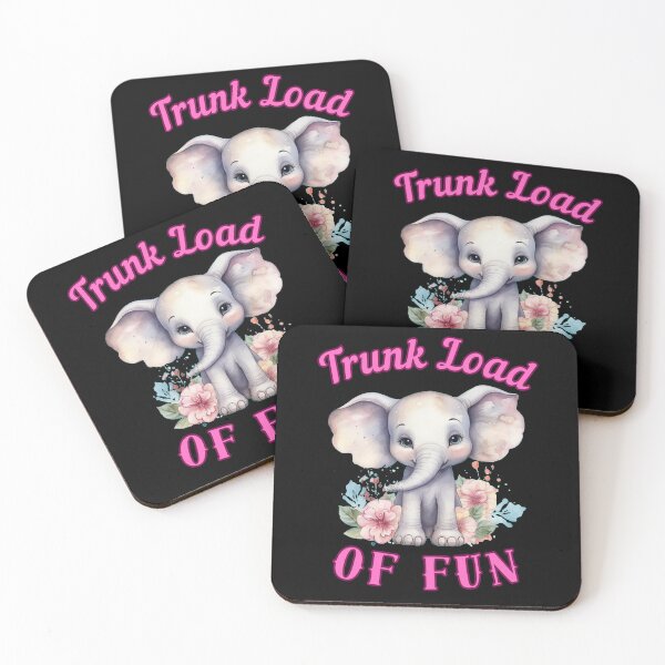 Item preview, Trunk Load Of Fun. elephant saying designed and sold by ElephantVibes.