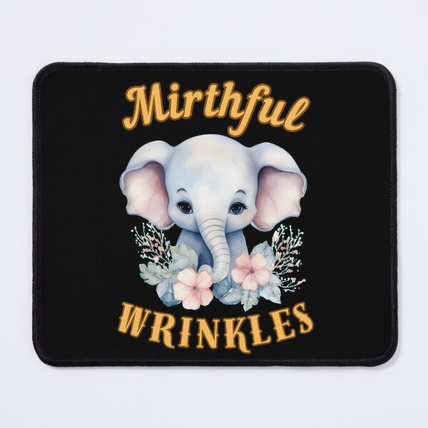 Item preview, Mirthful Wrinkles. elephant lover designed and sold by ElephantVibes.