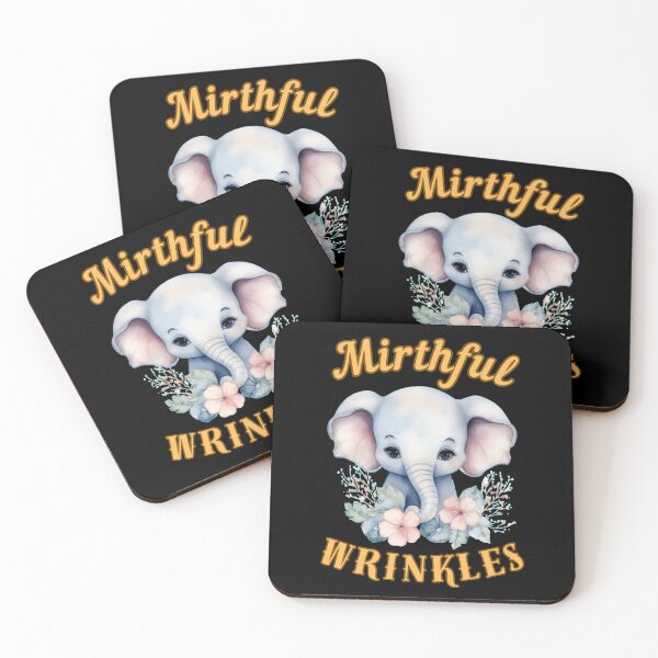 Item preview, Mirthful Wrinkles. elephant lover designed and sold by ElephantVibes.