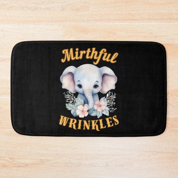 Item preview, Mirthful Wrinkles. elephant lover designed and sold by ElephantVibes.