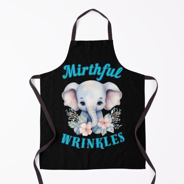 Item preview, Mirthful Wrinkles. funny elephant designed and sold by ElephantVibes.