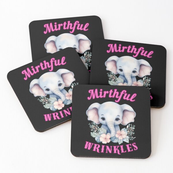 Item preview, Mirthful Wrinkles. elephant head designed and sold by ElephantVibes.