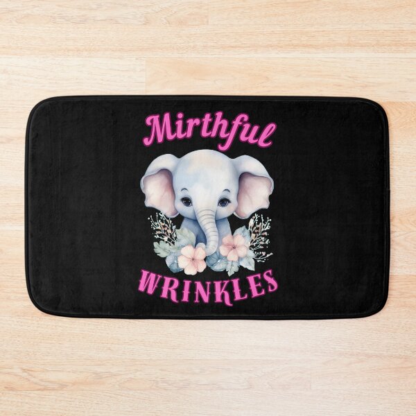 Item preview, Mirthful Wrinkles. elephant head designed and sold by ElephantVibes.
