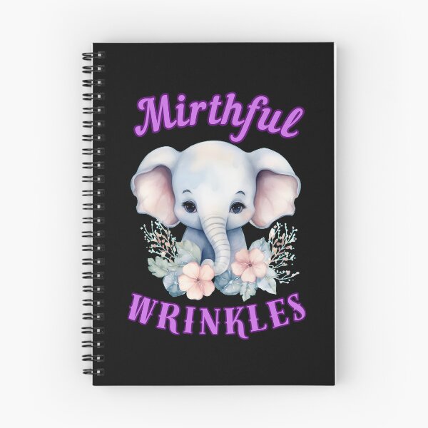 Item preview, Mirthful Wrinkles. elephant face designed and sold by ElephantVibes.
