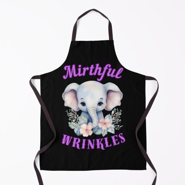 Item preview, Mirthful Wrinkles. elephant face designed and sold by ElephantVibes.