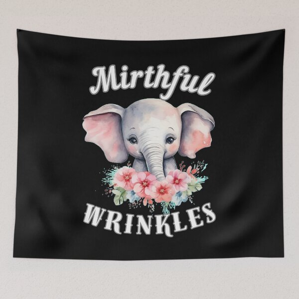 Item preview, Mirthful Wrinkles. surreal elephant designed and sold by ElephantVibes.