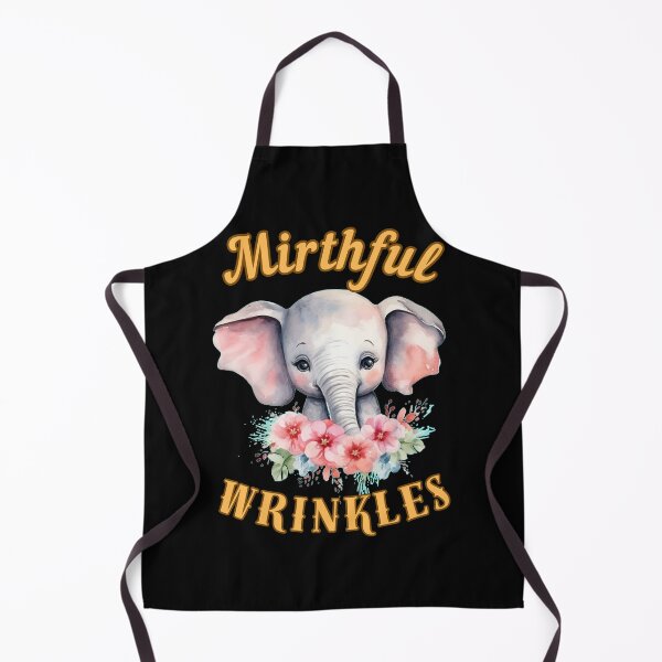 Item preview, Mirthful Wrinkles. watercolor elephant designed and sold by ElephantVibes.