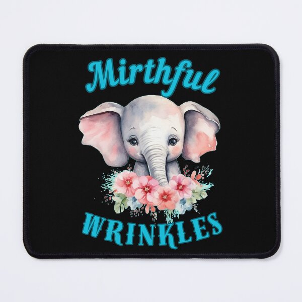 Item preview, Mirthful Wrinkles. adorable elephant designed and sold by ElephantVibes.