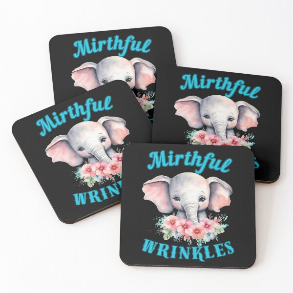 Item preview, Mirthful Wrinkles. adorable elephant designed and sold by ElephantVibes.