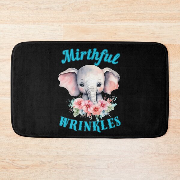 Item preview, Mirthful Wrinkles. adorable elephant designed and sold by ElephantVibes.