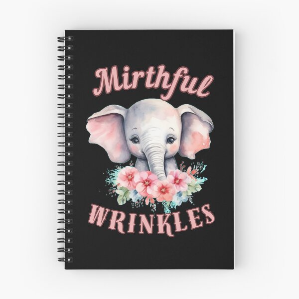 Item preview, Mirthful Wrinkles. Flower elephant designed and sold by ElephantVibes.