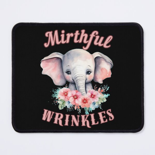 Item preview, Mirthful Wrinkles. Flower elephant designed and sold by ElephantVibes.