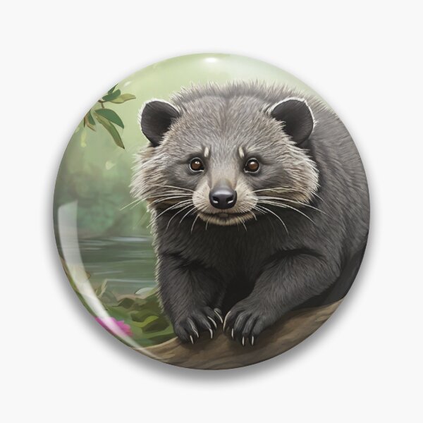 Item preview, Contemplative Binturong designed and sold by GingerNinjaCo.