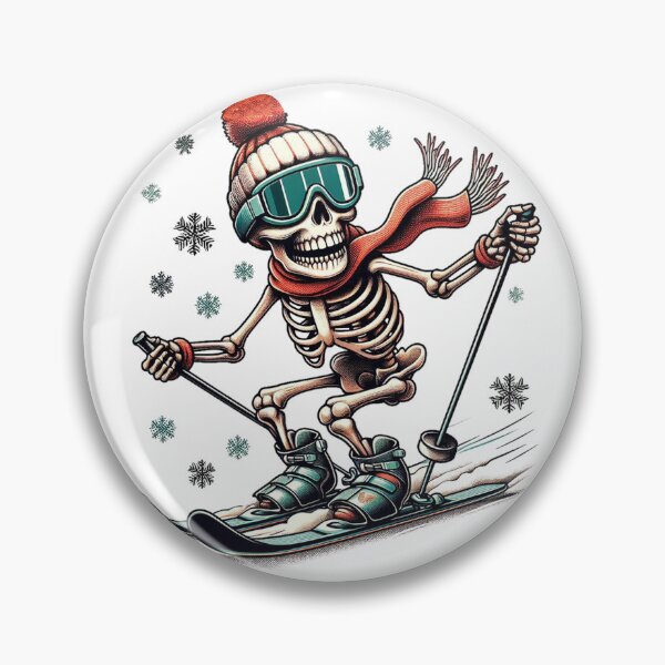 Item preview, Skeleton Ski Funny designed and sold by erkinmaddison.