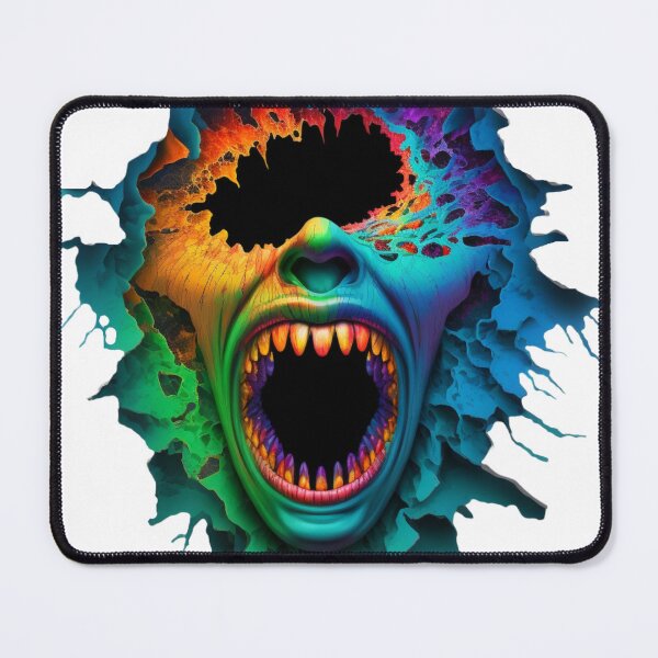Item preview, The Haunting Emergence: Face Breaking Through the Shirt designed and sold by Graffiti-Space.