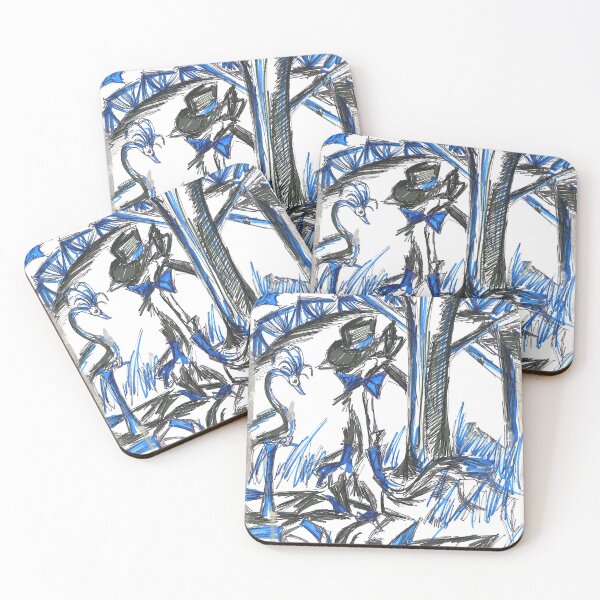 Item preview, Blue Abstract Fairytale  designed and sold by Korroby.