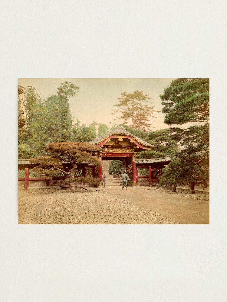 Alternate view of Temple at Shiba, Tokyo Photographic Print