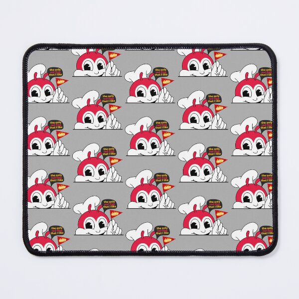 Item preview, JOLLIBEE PEEKING SPICY CHICKENJOY RED FLAG PINOY STICKER designed and sold by aydapadi.