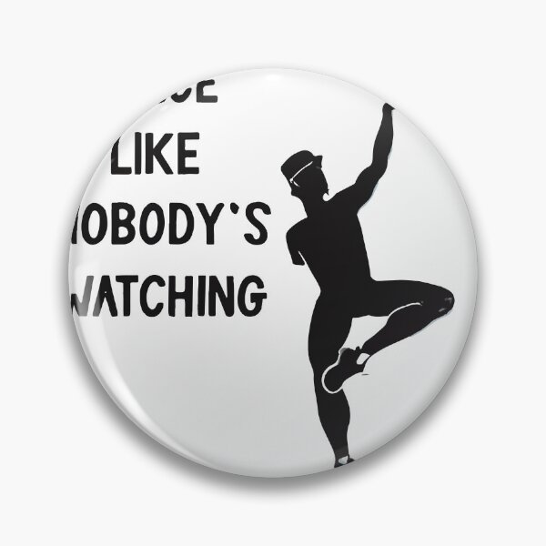 Item preview, Dance Like Nobody's Watching - Tap Dancer Silhouette designed and sold by NiftyWrx.