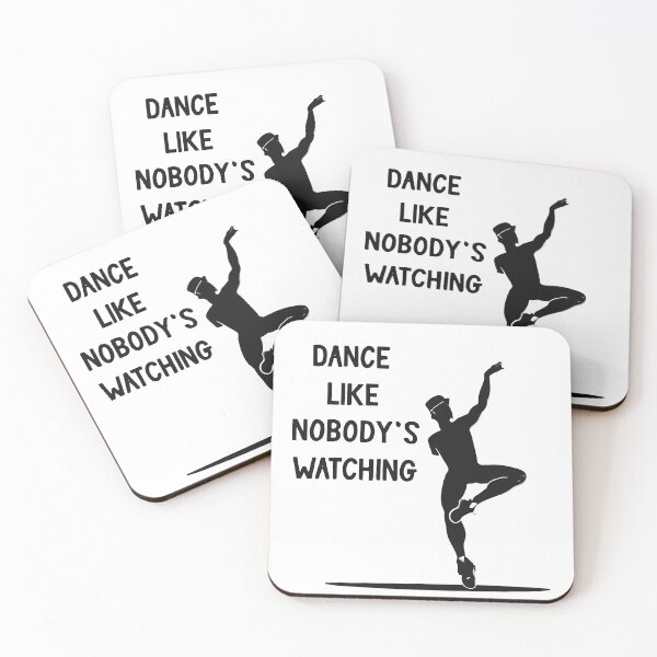 Item preview, Dance Like Nobody's Watching - Tap Dancer Silhouette designed and sold by NiftyWrx.